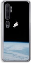 Case Company® - Xiaomi Mi Note 10 hoesje - Alone in Space - Soft Cover Telefoonhoesje - Bescherming aan alle Kanten en Schermrand