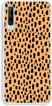 Case Company® - Huawei P Smart Pro hoesje - Panter - Soft Cover Telefoonhoesje - Bescherming aan alle Kanten en Schermrand