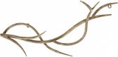 wanddecoratie Arnott 25 x 64 x 19 cm staal grijs