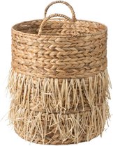 mand 36 x 41 cm wateryacinth/jute beige