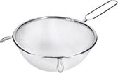 zeef 18 cm fijnmazig RVS zilver