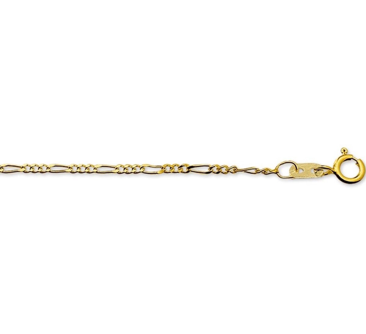 Geelgouden Collier figaro 1 4003975 45 cm