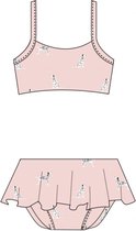 HEBE - bikini met rokje - dalmation print - roze - Maat 122/128