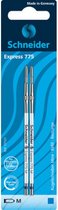 balpenvulling Express 775 M edelstaal blauw 2 stuks