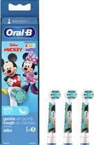 Bol.com Oral-B Kids Opzetborstels Verpakking Van 3 - Mickey Mouse aanbieding