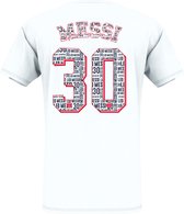 PSG Messi ‘Eiffel’ t-shirt wit – Kids - 140 - maat 140