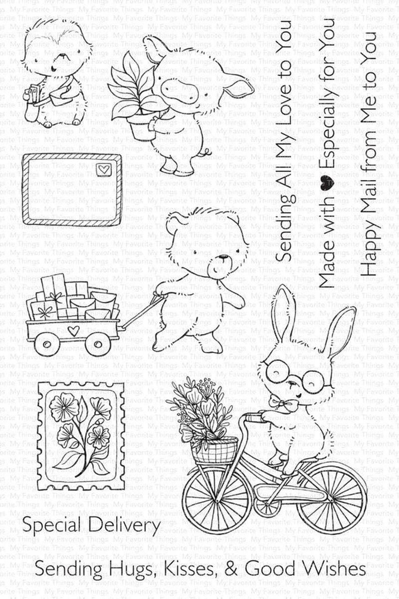 Happy Mail Clear Stamps (SY-44)