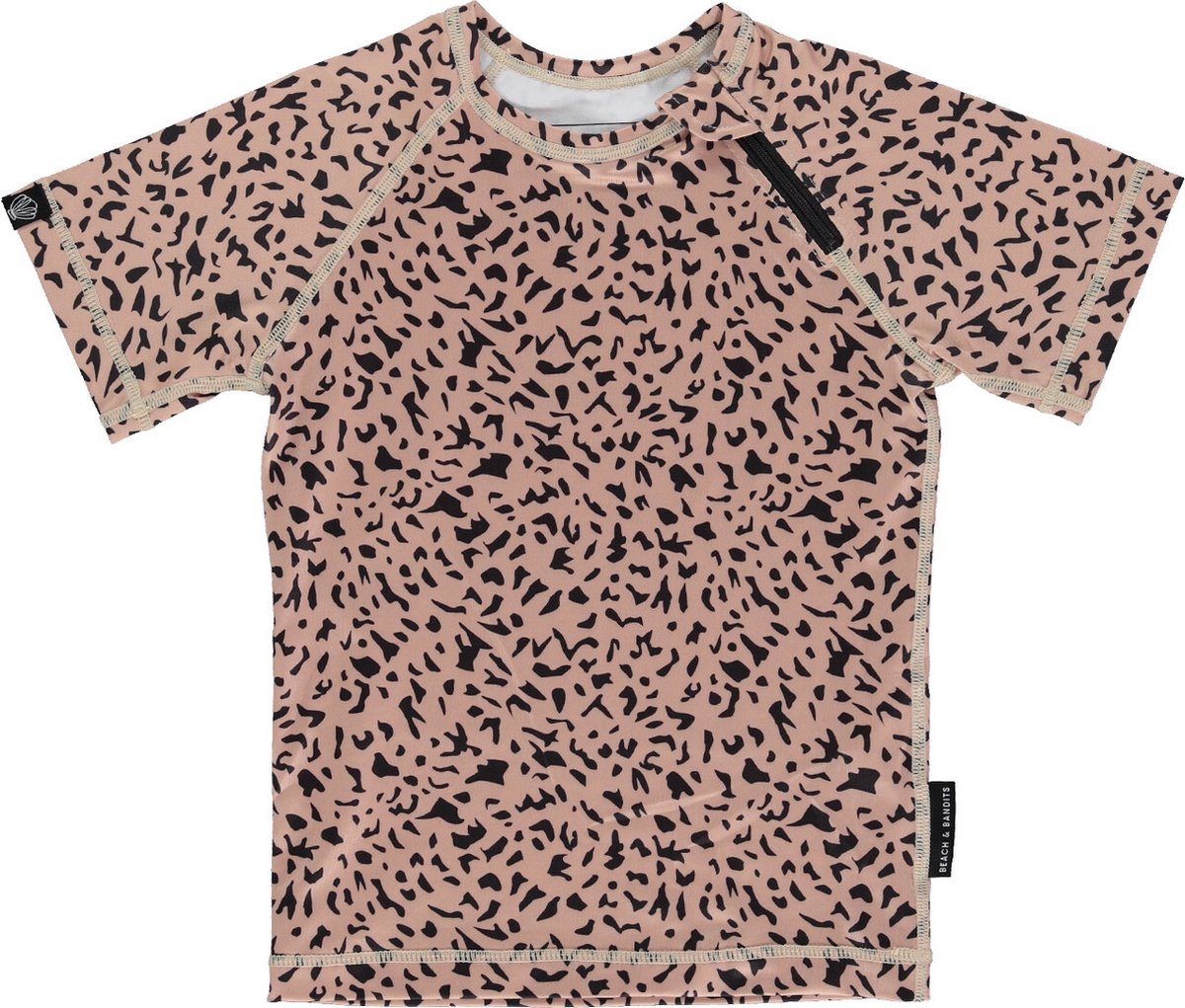 Beach & Bandits - UV - zwemshirt voor kinderen - Dessert Shark - Beige - maat 80 - 86cm