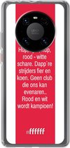 6F hoesje - geschikt voor Huawei P40 Pro -  Transparant TPU Case - AFC Ajax Clublied #ffffff