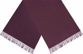 sjaal dames 180 x 70 cm viscose bordeaux one-size