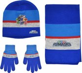 winterset PJ Masks junior acryl blauw 4-delig one-size