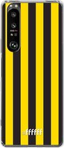 6F hoesje - geschikt voor Sony Xperia 1 III -  Transparant TPU Case - SBV Vitesse #ffffff