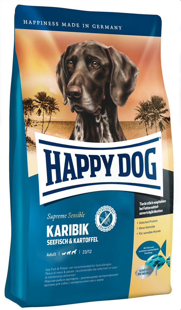 Happy Dog Grain Free Sensible Karibik 4 kg - Hond