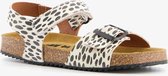 Groot meisjes bio sandalen met stippenprint - Wit - Maat 30