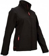 Softshell Jack Dames Zwart Maat 3XL