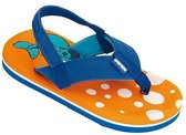 teenslippers Cool Fish junior EVA blauw/oranje mt 25/26