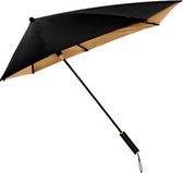 stormparaplu STORMaxi 100 cm polyester zwart/goud