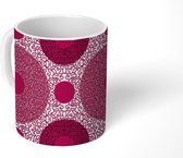 Mok - Koffiemok - Cirkels - Oriëntaal - Azië - Patronen - Mokken - 350 ML - Beker - Koffiemokken - Theemok