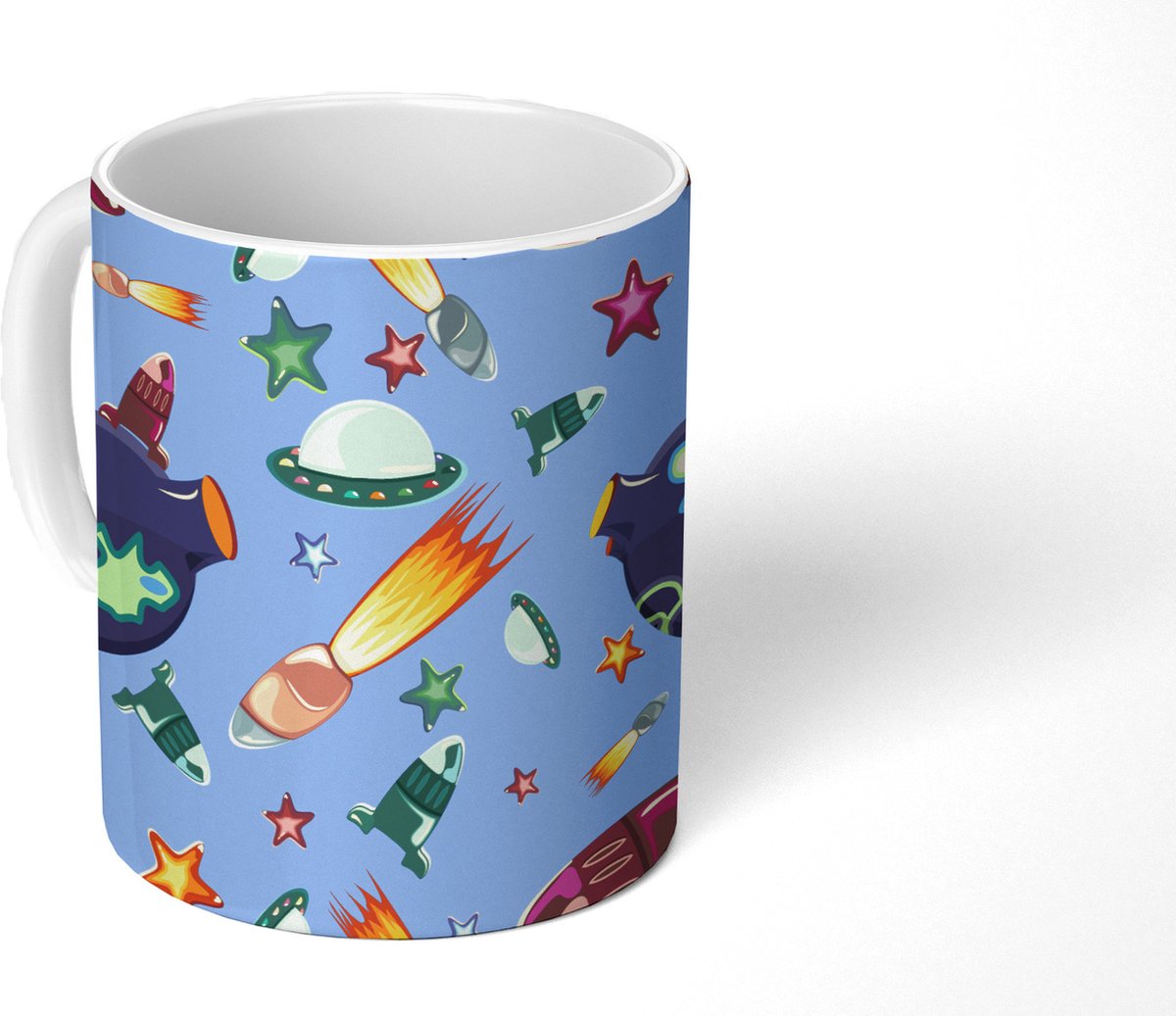 Fusée avec astronaute pour enfants' Mug