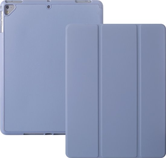 advocaat Instrueren Afsnijden iPad Hoes 2017 / 2018 / Air / Air 2 - Smart Folio Cover met Apple Pencil  Opbergvak -... | bol.com