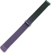 Milanees Smartwatch bandje - Geschikt voor  Samsung Gear S3 Milanese band - paars/groen - Strap-it Horlogeband / Polsband / Armband