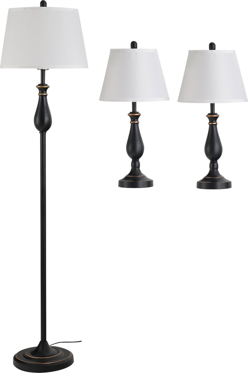 HOMCOM Lampadaire sur pied salon lampadaire LED 25 W 2700K-6500K