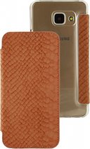 Samsung Galaxy S7 Edge Hoesje - Mobilize - Slim Serie - Kunstlederen Bookcase - Apricot Snake - Hoesje Geschikt Voor Samsung Galaxy S7 Edge