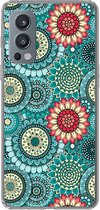 OnePlus Nord 2 5G - Filles - Fleurs - Motifs - Fille - Kids - Enfants - Coque de téléphone en Siliconen