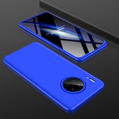 Mobigear Hoesje geschikt voor Huawei Mate 30 Telefoonhoesje Hardcase | Mobigear TriGuard Backcover | Mate 30 Case | Back Cover - Blauw