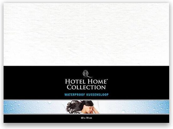 Hotel Home Collection Waterdichte Kussensloop - Beschermend, Duurzaam, Comfortabel - Wit - 60 x 70 cm