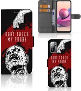 GSM Hoesje Xiaomi Redmi Note 10/10T 5G | Poco M3 Pro Book Case met Pasjeshouder Zombie Blood