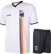 Kit de football Allemagne domicile - Drapeau à rayures - Enfants et Adultes- M
