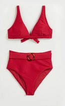 WE Fashion Dames bikinitop met structuur