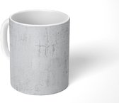 Mok - Wit - Plamuur - Muur - 350 ML - Beker - Uitdeelcadeautjes