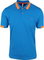 Sun68 - Blauwe Polo - XXL - Modern-fit