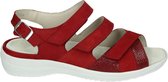 Strober HEDWIG 74023K - Volwassenen Dames slippers - Kleur: Rood - Maat: 40