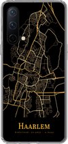 Geschikt voor OnePlus Nord CE 5G hoesje - Haarlem - Kaart - Goud - Siliconen Telefoonhoesje