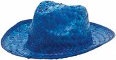 strohoed Promo 58 cm blauw one-size