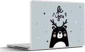 Laptop sticker - 11.6 inch - Spreuken - Be you - Baby - Quotes - Kids - Kinderen - Jongens - Meiden - 30x21cm - Laptopstickers - Laptop skin - Cover