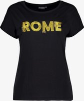 TwoDay dames T-shirt Rome - Zwart - Maat XXL