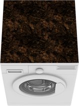 Wasmachine beschermer mat - Vintage - Graniet - Steen - Patronen - Breedte 60 cm x hoogte 60 cm