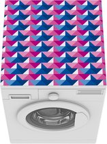 Wasmachine beschermer mat - Origami - Patronen - Boot - Breedte 60 cm x hoogte 60 cm