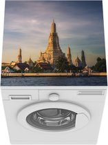 Wasmachine beschermer mat - Wat Arun - Tempel - Bangkok - Breedte 60 cm x hoogte 60 cm