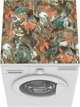 Wasmachine beschermer mat - Marmer - Abstract - Chic - Patroon - Breedte 60 cm x hoogte 60 cm