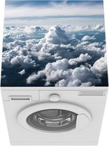 Wasmachine beschermer mat - Luchtfoto van een bewolkte hemel - Breedte 60 cm x hoogte 60 cm