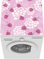 Wasmachine beschermer mat - Meisjes - Patronen - Roze - Breedte 60 cm x hoogte 60 cm