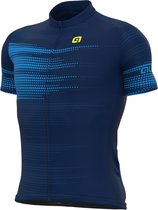 Ale Fietsshirt Korte Mouwen Solid Turbo - Blauw - L - Valt klein