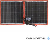 DailyRetail® Portable Zonnepaneel - Opvouwbaar Zonnepanelen - Compleet Pakket voor Boot of Camper - 12V / 80W