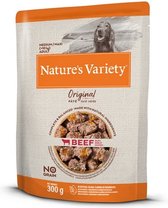 NATURES VARIETY ORIGINAL ADULT MEDIUM / MAXI POUCH BEEF NO GRAIN