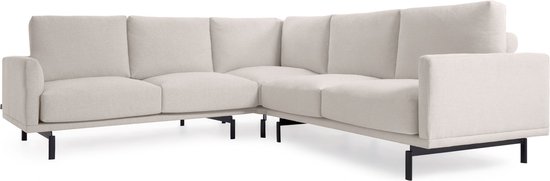 Kave Home - Galene 4-seater corner sofa in beige, 267 x 267 cm